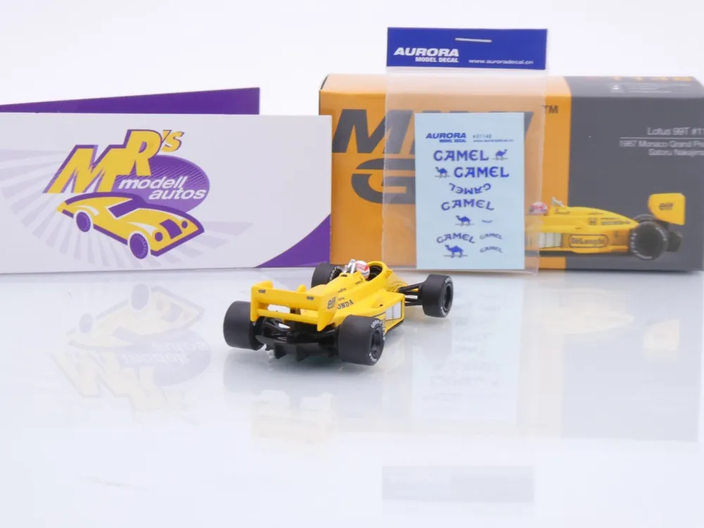 TSM Mini GT MGT01148-L # Lotus 99T F1 #11 Monaco GP 1987 " Satoru Nakajima " 1:64