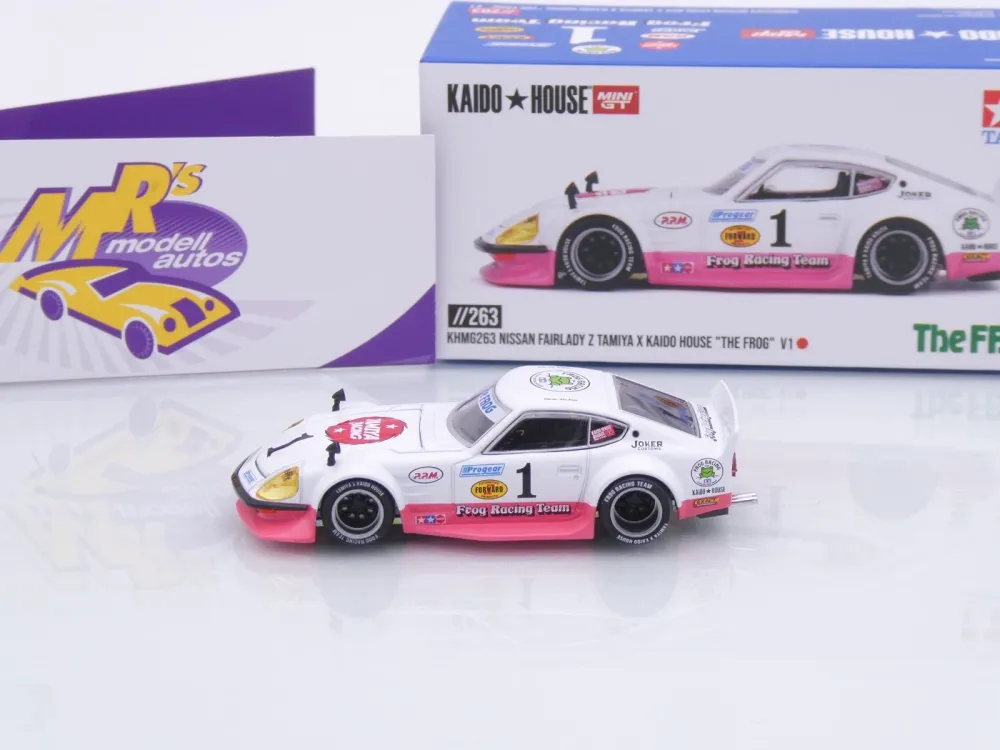 TSM MINI GT KHMG263 # Nissan Farilady Z " Tamiya Kaido House - The Frog V1 " 1:64