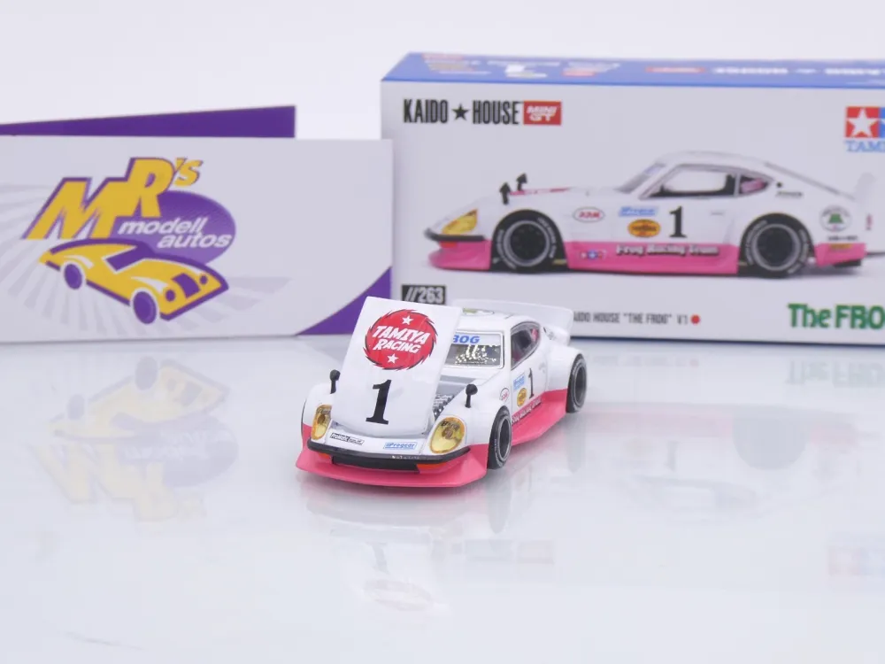 TSM MINI GT KHMG263 # Nissan Farilady Z " Tamiya Kaido House - The Frog V1 " 1:64