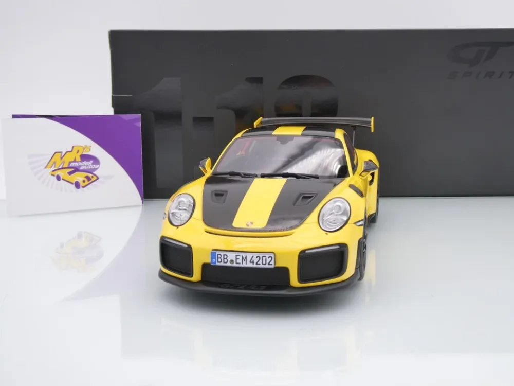 GT Spirit GT972 # Porsche 911 991.2 GT2 RS Nürburgring Record 2017 " gelb " 1:18