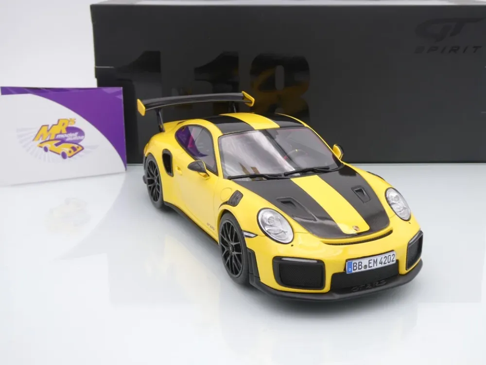 GT Spirit GT972 # Porsche 911 991.2 GT2 RS Nürburgring Record 2017 " gelb " 1:18