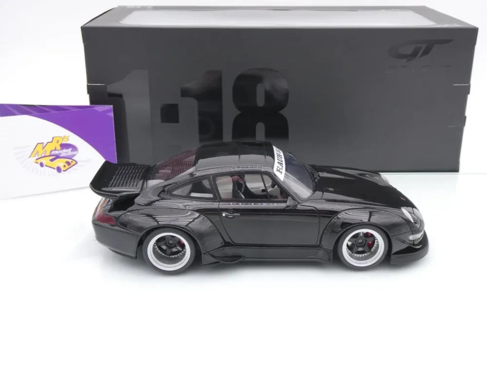 GT Spirit GT587 # Porsche 911 993 RWB Rauh Welt Baujahr 2012 " Black Aut " 1:18