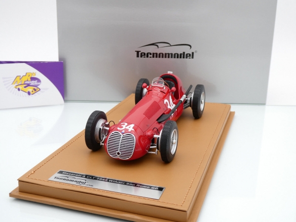 Tecnomodel TM18-181G # Maserati 4 CLT F1 Winner San Remo GP 1948 " Alberto Ascari " 1:18