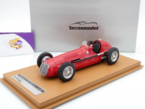 Tecnomodel TM18-181F # Maserati 4 CLT F1 1948 Ferrarirot " Press Version " 1:18
