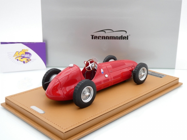 Tecnomodel TM18-181F # Maserati 4 CLT F1 1948 Ferrarirot " Press Version " 1:18