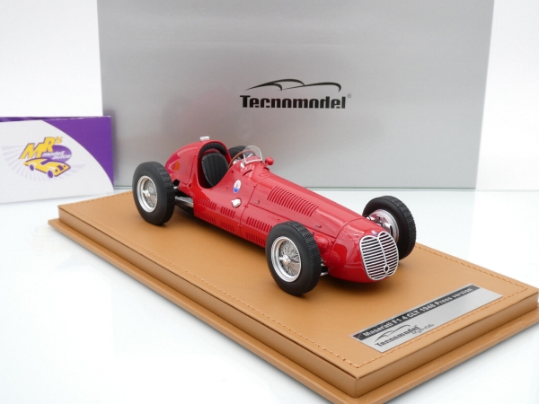 Tecnomodel TM18-181F # Maserati 4 CLT F1 1948 Ferrarirot " Press Version " 1:18