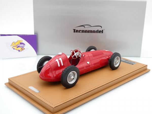 Tecnomodel TM18-181E # Maserati 4 CLT F1 #11 2nd British GP 1948 " Alberto Ascari " 1:18