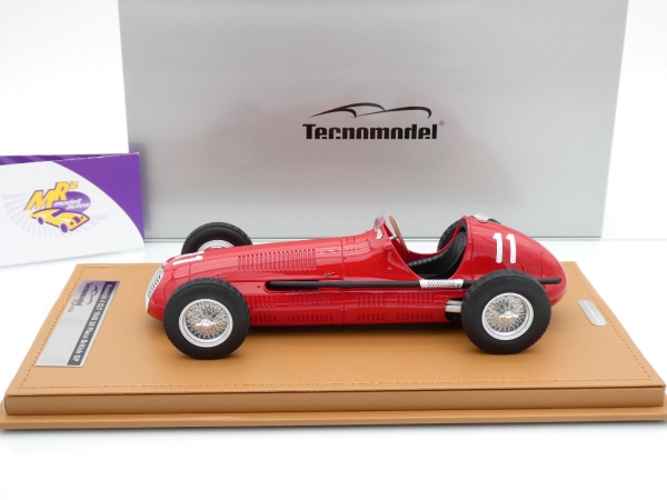 Tecnomodel TM18-181E # Maserati 4 CLT F1 #11 2nd British GP 1948 " Alberto Ascari " 1:18