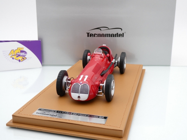 Tecnomodel TM18-181E # Maserati 4 CLT F1 #11 2nd British GP 1948 " Alberto Ascari " 1:18