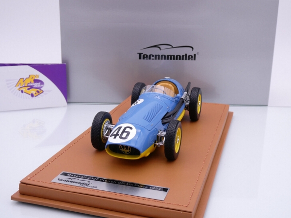 Tecnomodel TM18-187C # Maserati 250 F #46 F1 French GP 1954 " Prince Bira " 1:18