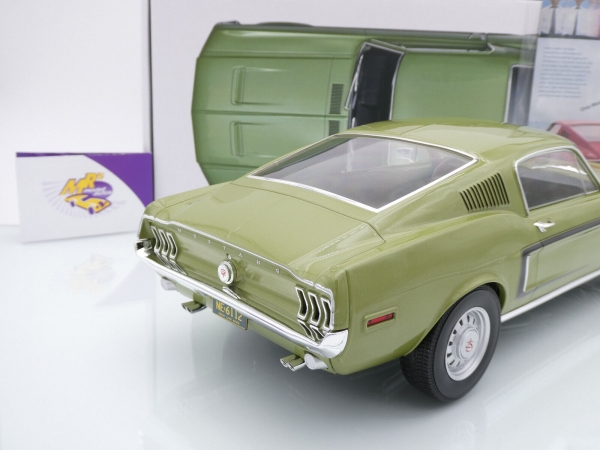 Norev 122704 # Ford Mustang Fastback GT Baujahr 1968 " hellgrünmetallic " 1:12