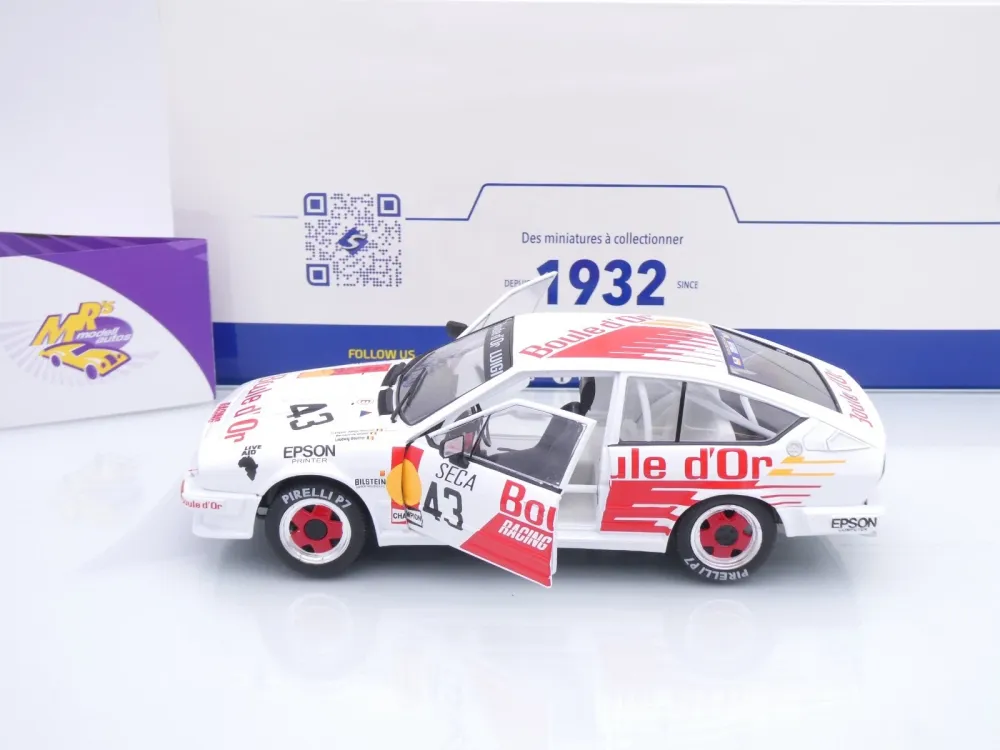 Solido S1802308 # Alfa Romeo GTV6 #43 24h Spa 1985 " Boucher - Dryver " 1:18
