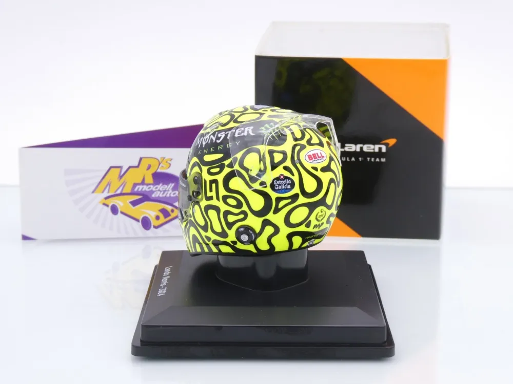 Spark 5HF141 # Helm Formel 1 Team McLaren " Lando Norris #4 / Monster 2024 " 1:5