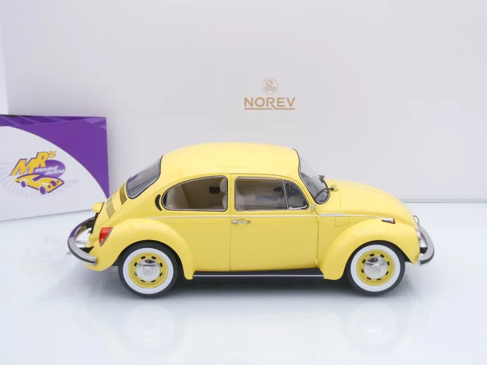 Norev 188675 # Volkswagen VW Käfer 1303 Baujahr 1973 " Pastell Gelb " 1:18