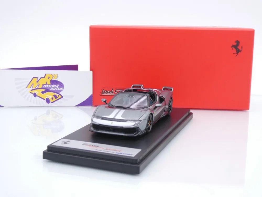 Look Smart LS566C # Ferrari 849 Testarossa Spider Baujahr 2026 " Grigio Fiorano " 1:43