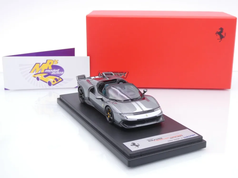 Look Smart LS566C # Ferrari 849 Testarossa Spider Baujahr 2026 " Grigio Fiorano " 1:43