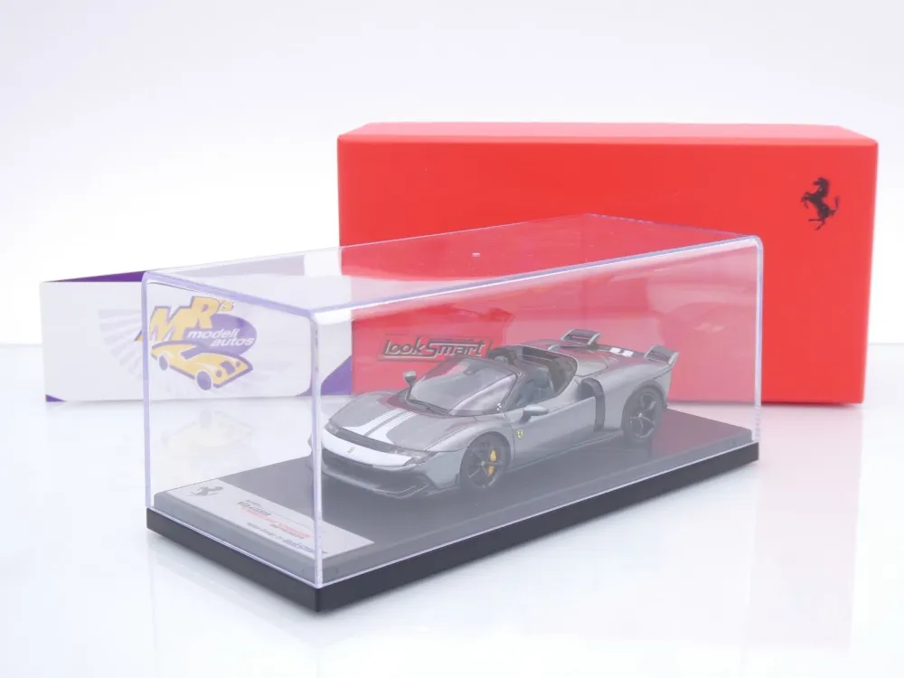 Look Smart LS566C # Ferrari 849 Testarossa Spider Baujahr 2026 " Grigio Fiorano " 1:43