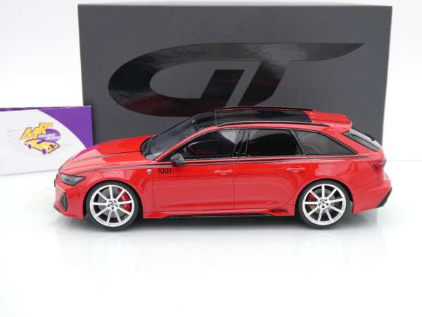 GT Spirit GT432 # Audi RS 6 Avant (C8) MTM Baujahr 2021 " rot-schwarz " 1:18