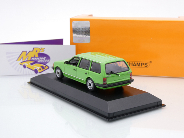 Minichamps Opel Kadett D Caravan 1979 - Verte, 1/43, Neuf