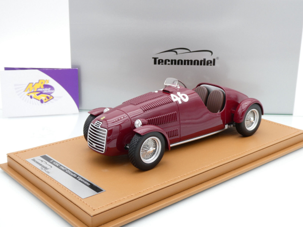 Tecnomodel TM18-297B # Ferrari F 125C Circuit Vigevano 1947 " Franco Cortese " 1:18
