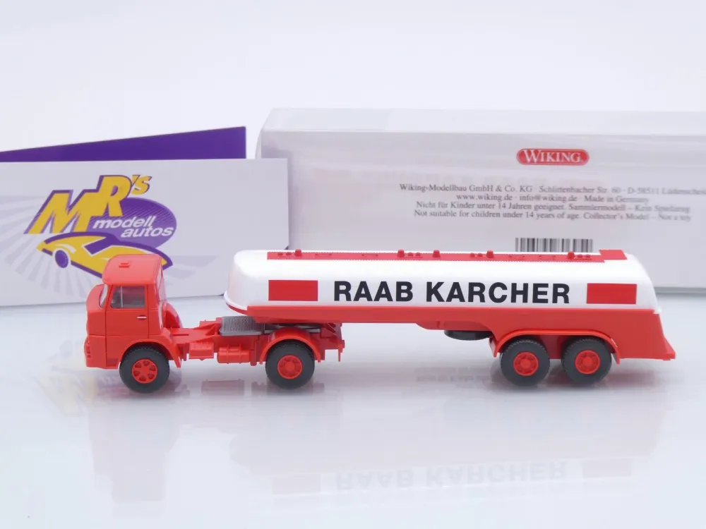 Wiking 0806 95 # Henschel Tank-Sattelzug Baujahr 1965-67 " Raab Karcher " 1:87