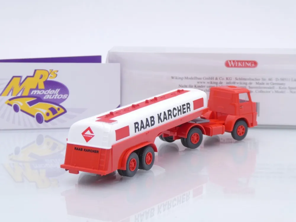 Wiking 0806 95 # Henschel Tank-Sattelzug Baujahr 1965-67 " Raab Karcher " 1:87
