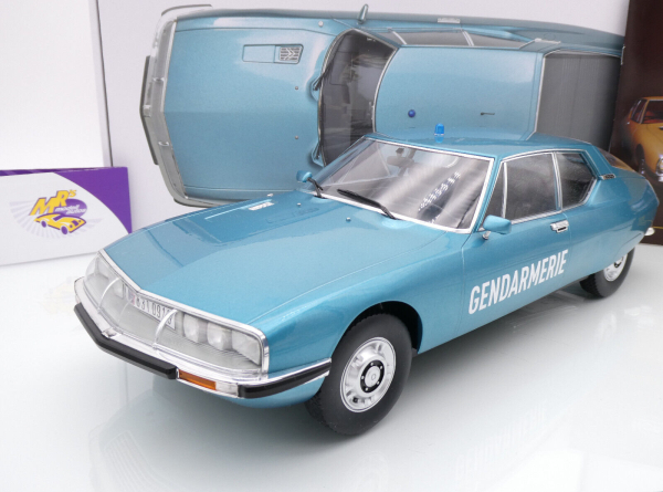 Norev 121703 # Citroën SM Baujahr 1973 türkismetallic " Gendarmerie France " 1:12