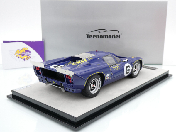 Tecnomodel TM18-207A # Lola T70 MK3B GT #6 Win 24h Daytona 1969 " Sunoco " 1:18
