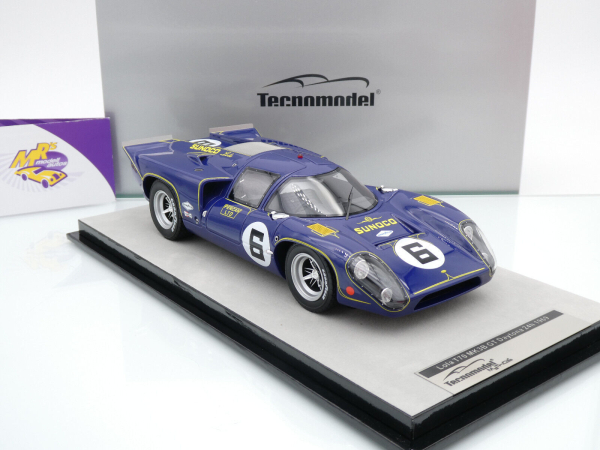 Tecnomodel TM18-207A # Lola T70 MK3B GT #6 Win 24h Daytona 1969 " Sunoco " 1:18