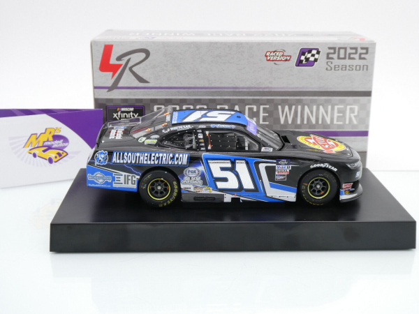 Lionel Racing W512223ASCJTA # Chevrolet Camaro NASCAR Xfinity 2022 " Jeremy Clements - AllSouthElectric.com / 1 Stop Convenience Store Daytona Summer Race Winner " 1:24