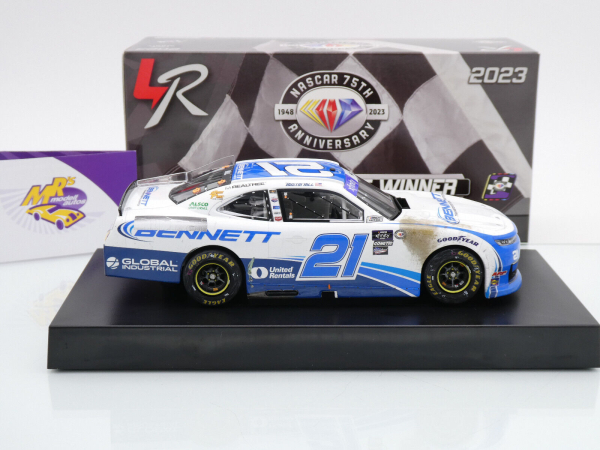 Lionel Racing W212323BENAUA # Chevrolet Camaro NASCAR Xfinity 2023 " Austin Hill - Bennett Transportation & Logistics Daytona Spring Race Winner " 1:24