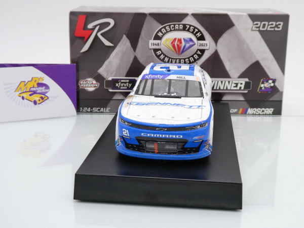 Lionel Racing W212323BENAUA # Chevrolet Camaro NASCAR Xfinity 2023 " Austin Hill - Bennett Transportation & Logistics Daytona Spring Race Winner " 1:24