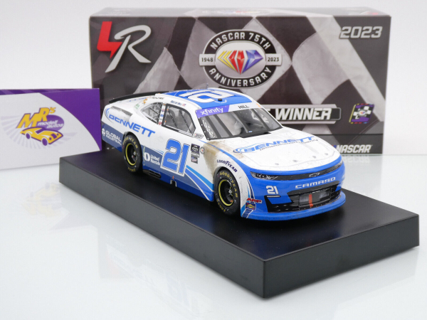 Lionel Racing W212323BENAUA # Chevrolet Camaro NASCAR Xfinity 2023 " Austin Hill - Bennett Transportation & Logistics Daytona Spring Race Winner " 1:24