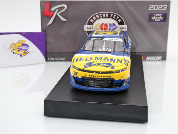 Lionel Racing N882323HLMEJ # Chevrolet Camaro NASCAR Xfinity 2023 " Dale Earnhardt Jr. - Hellmann's Real Mayonnaise " 1:24
