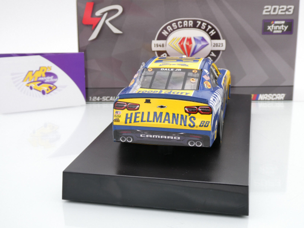 Lionel Racing N882323HLMEJ # Chevrolet Camaro NASCAR Xfinity 2023 " Dale Earnhardt Jr. - Hellmann's Real Mayonnaise " 1:24