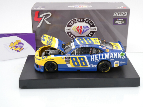 Lionel Racing N882323HLMEJ # Chevrolet Camaro NASCAR Xfinity 2023 " Dale Earnhardt Jr. - Hellmann's Real Mayonnaise " 1:24