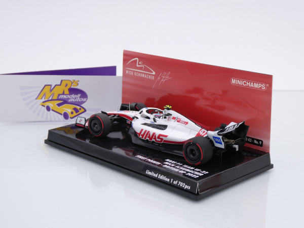Minichamps 417221047 # Haas VF-22 F1 British GP 2022 " Mick Schumacher " 1:43