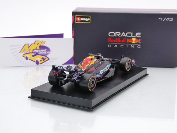 Bburago 18-38083VM # Red Bull RB19 Nr.1 Miami GP 2023 " Max Verstappen " 1:43