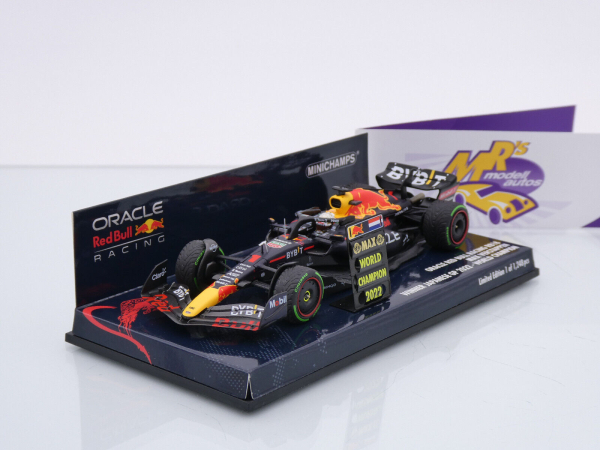 Minichamps 410221801 # Red Bull RB18 F1 Japan GP 2022 " Max Verstappen - World Champion " 1:43
