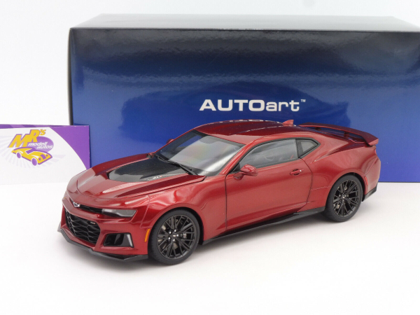 AUTOart 71208 # Chevrolet Camaro ZL1 Baujahr 2017 " garmetrotmetallic " 1:18