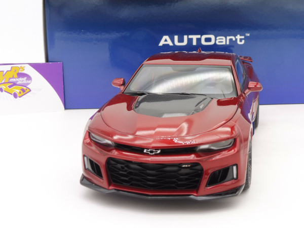 AUTOart 71208 # Chevrolet Camaro ZL1 Baujahr 2017 " garmetrotmetallic " 1:18