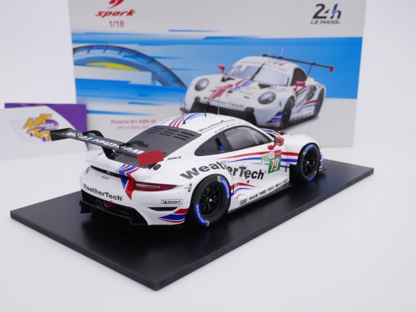 Spark 18S700 # Porsche 911 RSR-19 No.79 24h. LeMans 2021 " WeatherTech Racing " 1:18