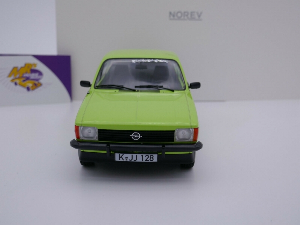 Norev 183653 # OPEL Kadett C Coupe Rallye 2.0 Baujahr 1977 " grün-schwarz " 1:18