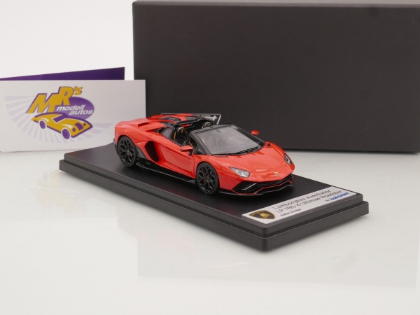 Look Smart LS532C # Lamborghini Aventador LP 780 Ultimae Baujahr 2022 " arancio xanto " 1:43