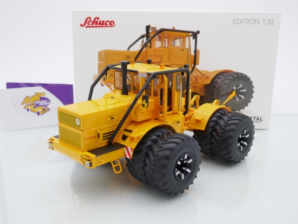 Schuco 07845 # Kirovets K700 mit Doppelbereifung " gelb " 1:32