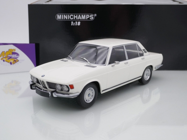 Minichamps 155029202 # BMW 2500 (E3) Limousine Baujahr 1968 " weiß " 1:18