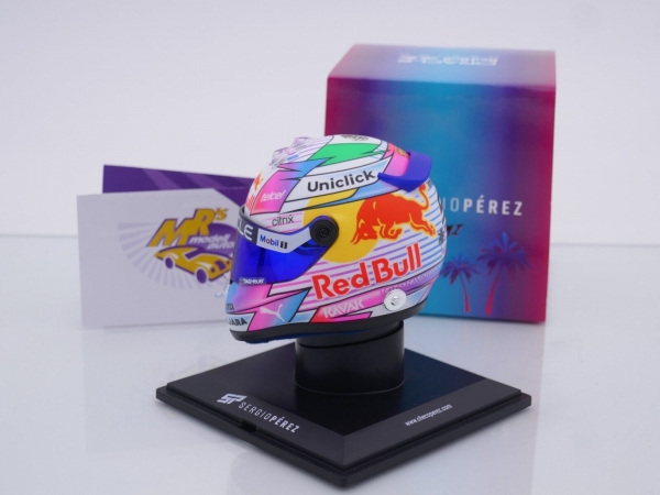 Schuberth CP-MH-4-22-MI # Red Bull Racing Helm 4th Miami GP F1 2022 " Sergio Perez " 1:4