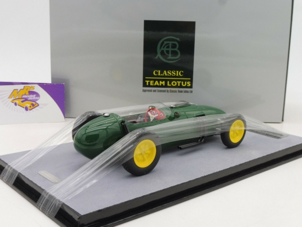 Tecnomodel TM18-164D # Lotus 12 Baujahr 1958 grün " Presse Version " 1:18