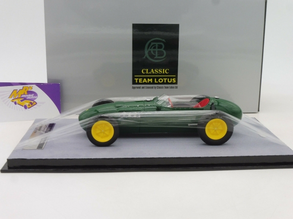 Tecnomodel TM18-164D # Lotus 12 Baujahr 1958 grün " Presse Version " 1:18