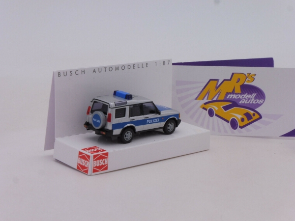 Busch 51923 # Land Rover Discovery Einsatzfahrzeug " Wasserschutzpolizei " 1:87